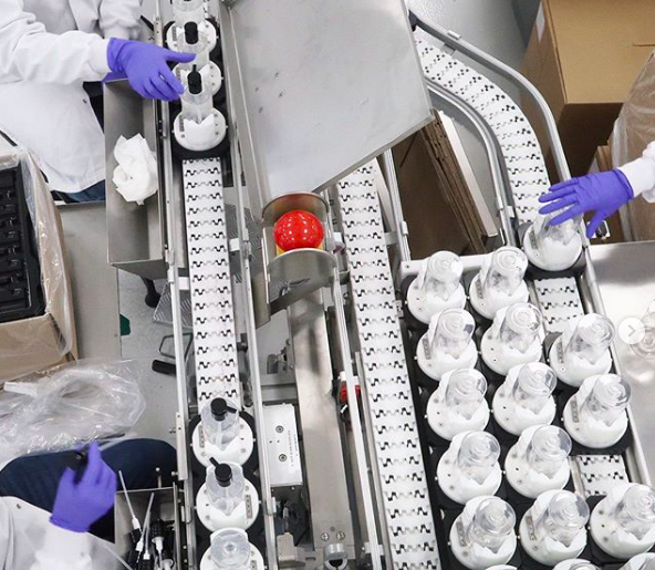 personal care manufacturing line